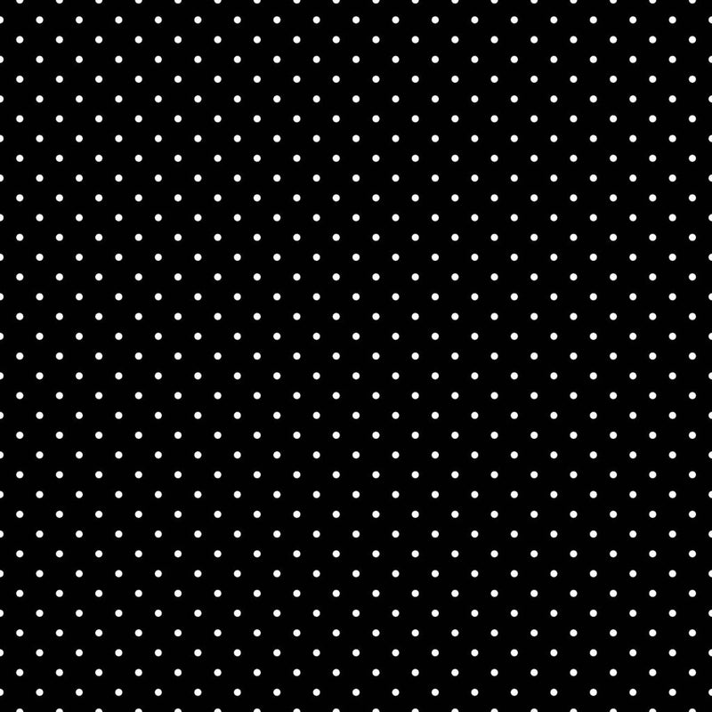 Spot On Reversal - Tuxedo - RM Coco - Fabric by the Yard