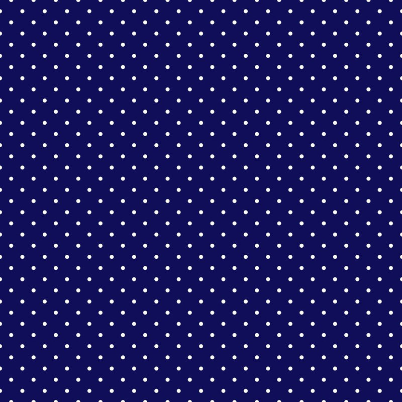 Spot On Reversal - Indigo - RM Coco - Fabric by the Yard