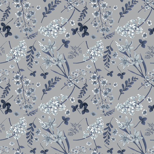 Wildflower Mono - Blue Streak - RM Coco - Fabric by the Yard