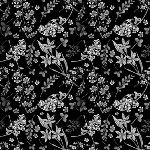 Wildflower Mono - Domino - RM Coco - Fabric by the Yard