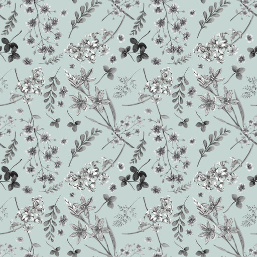 Wildflower Mono - Spa - RM Coco - Fabric by the Yard