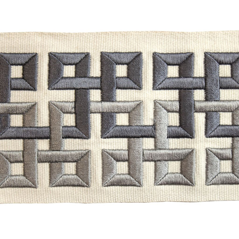 BD127 Border 4" - Pewter - RM Coco - Trim by the Yard