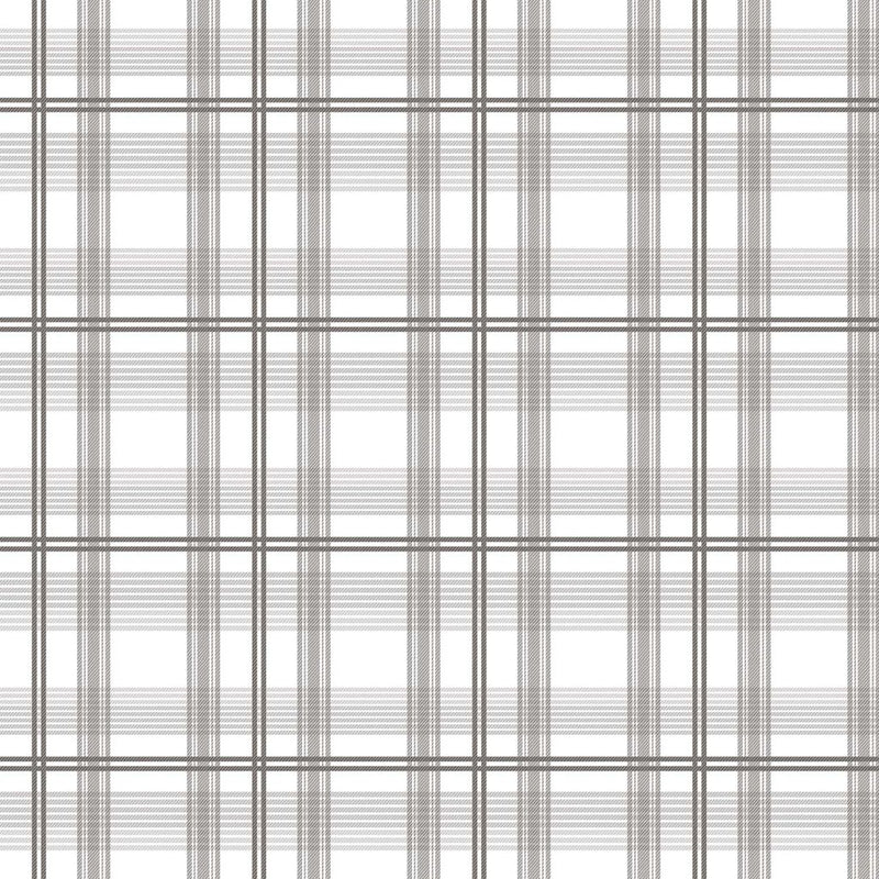 Cozy Plaid - Greige - RM Coco - Fabric by the Yard