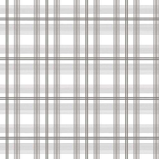 Cozy Plaid - Greige - RM Coco - Fabric by the Yard