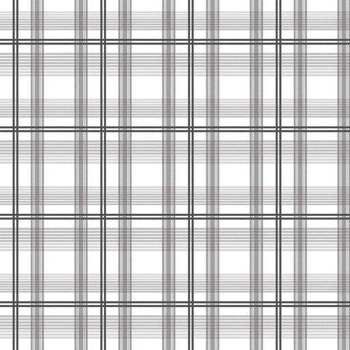 Cozy Plaid - Charcoal - RM Coco - Fabric by the Yard