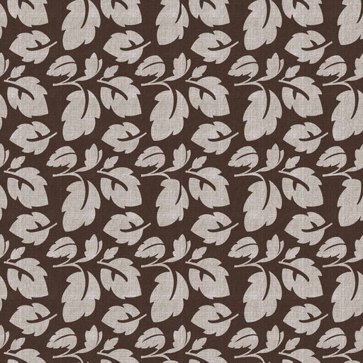 French Leaf - Chocolat - RM Coco - Fabric by the Yard
