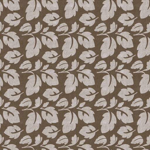 French Leaf - Greige - RM Coco - Fabric by the Yard