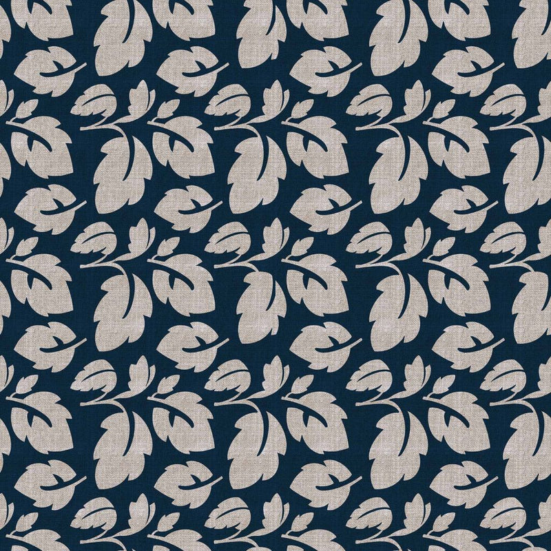 French Leaf - Midnight - RM Coco - Fabric by the Yard