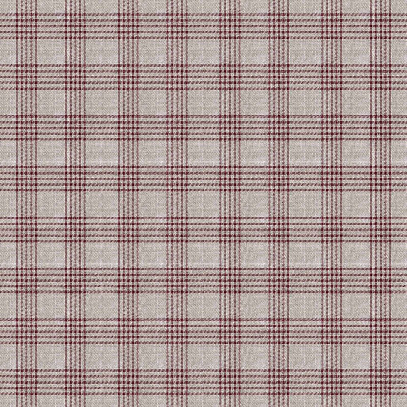 French Plaid - Bordeaux - RM Coco - Fabric by the Yard