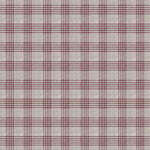 French Plaid - Bordeaux - RM Coco - Fabric by the Yard