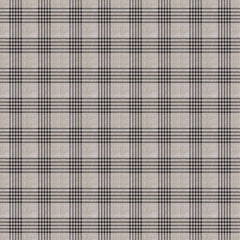 French Plaid - Noir - RM Coco - Fabric by the Yard