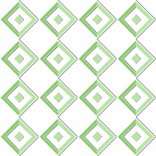 Harlequin Diamond - Clover - RM Coco - Fabric by the Yard