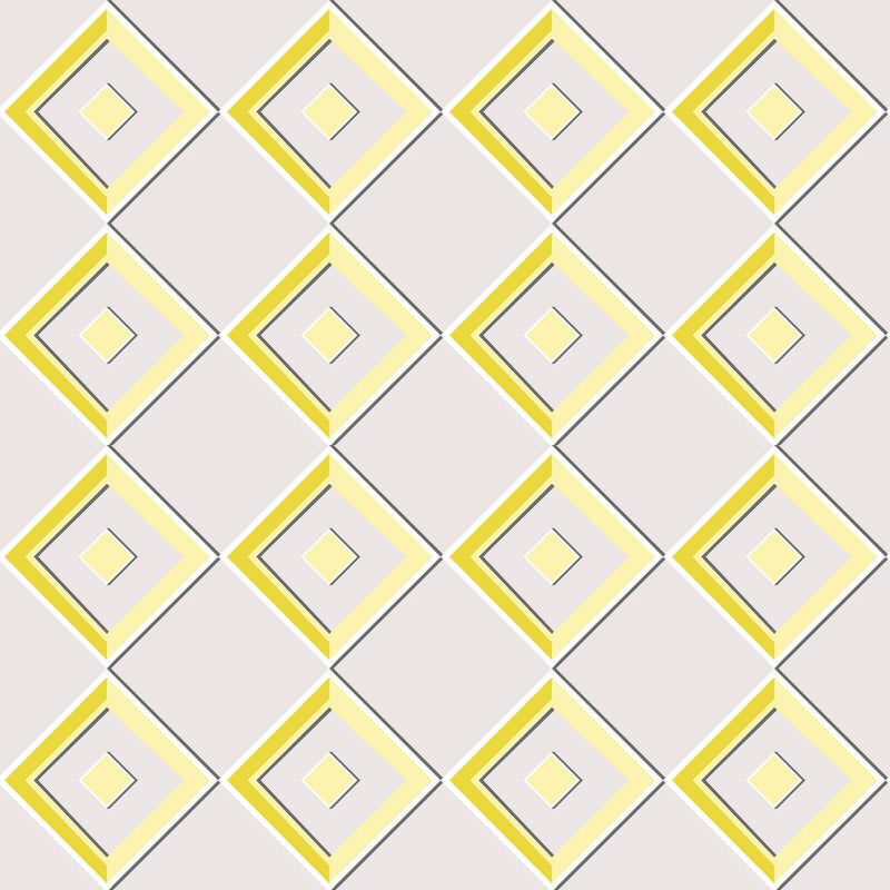 Harlequin Diamond - Jonquil - RM Coco - Fabric by the Yard