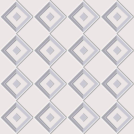 Harlequin Diamond - Sterling - RM Coco - Fabric by the Yard