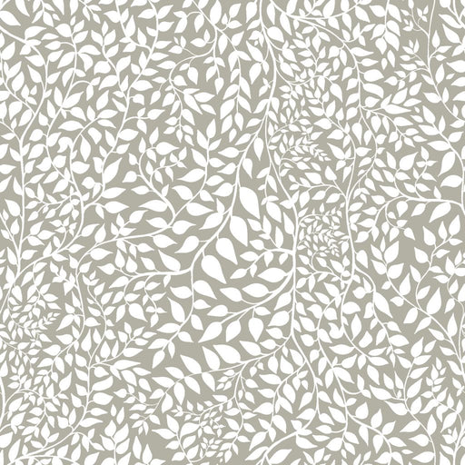 Leafy Reversal - Greige - RM Coco - Fabric by the Yard