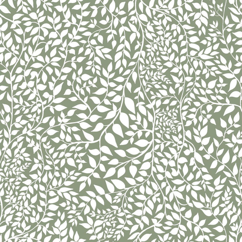 Leafy Reversal - Laurel Tree - RM Coco - Fabric by the Yard