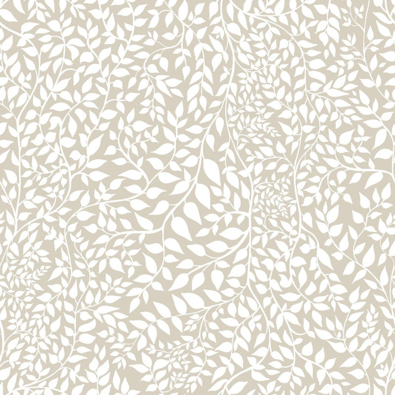 Leafy Reversal - Linen - RM Coco - Fabric by the Yard