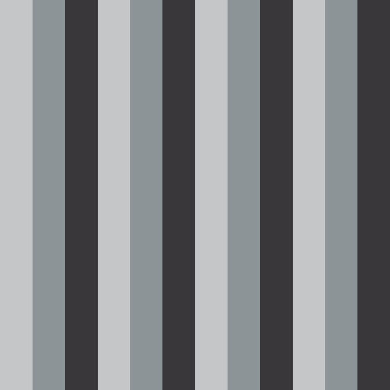 Oakwood Hall Stripe - Charcoal - RM Coco - Fabric by the Yard