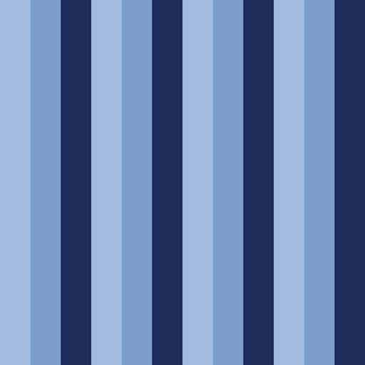 Oakwood Hall Stripe - Blue Bell - RM Coco - Fabric by the Yard