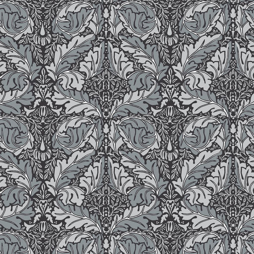 Oakwood Hall - Charcoal - RM Coco - Fabric by the Yard