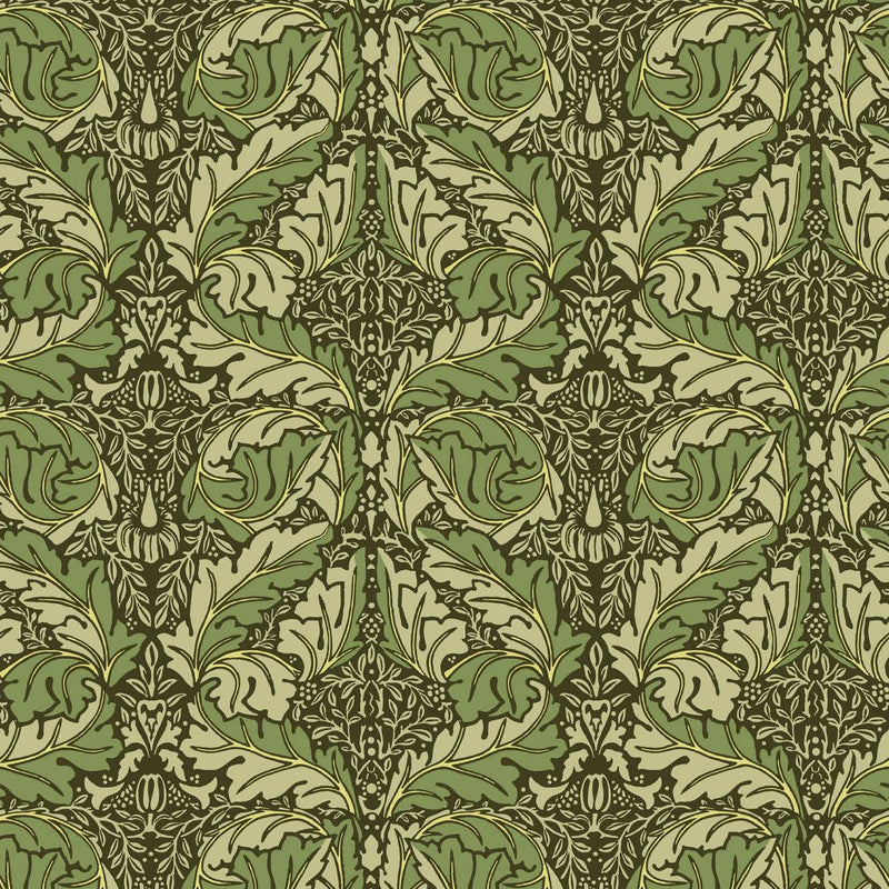 Oakwood Hall - Basil - RM Coco - Fabric by the Yard