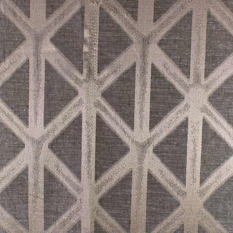 Diamond Trellis - Pewter - RM Coco - Fabric by the Yard