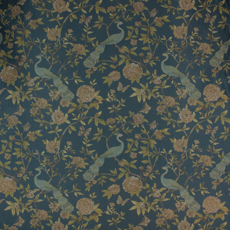 Peony Bird - Lazuli - RM Coco - Fabric by the Yard