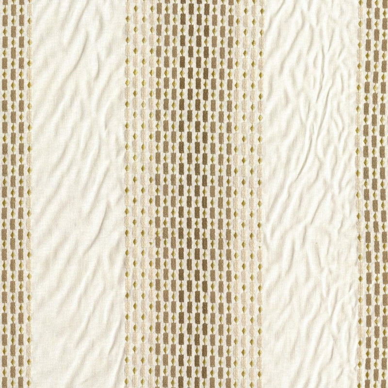Spangle Stripe - Burnished Gold - RM Coco - Fabric by the Yard