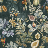 Botanical Study - Deep Forest - vertical repeat wrong on waterfall - RM Coco - Fabric by the Yard