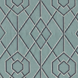 Diamond Fret - Jade - RM Coco - Fabric by the Yard