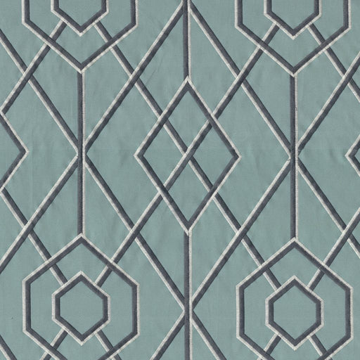 Diamond Fret - Jade - RM Coco - Fabric by the Yard