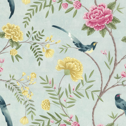 Hyde Park Garden - Robins Egg - RM Coco - Fabric by the Yard