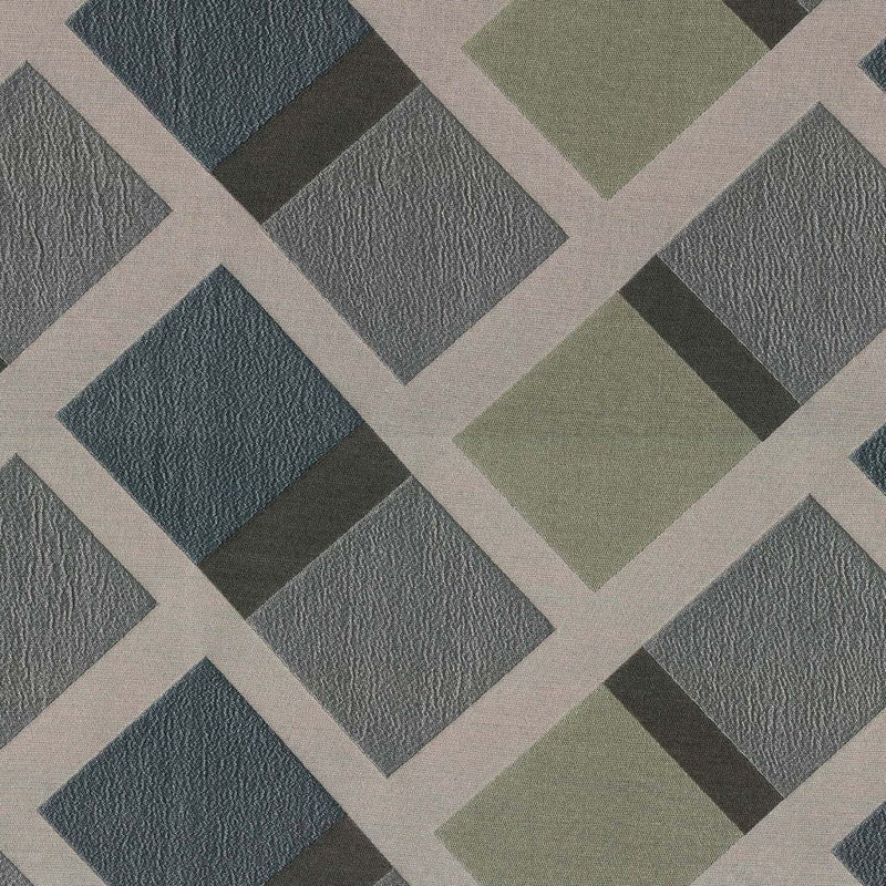 Pathway Trellis - Aquamarine - RM Coco - Fabric by the Yard
