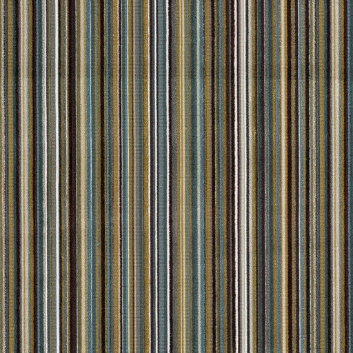 Savoy Stripe - Peacock - RM Coco - Fabric by the Yard