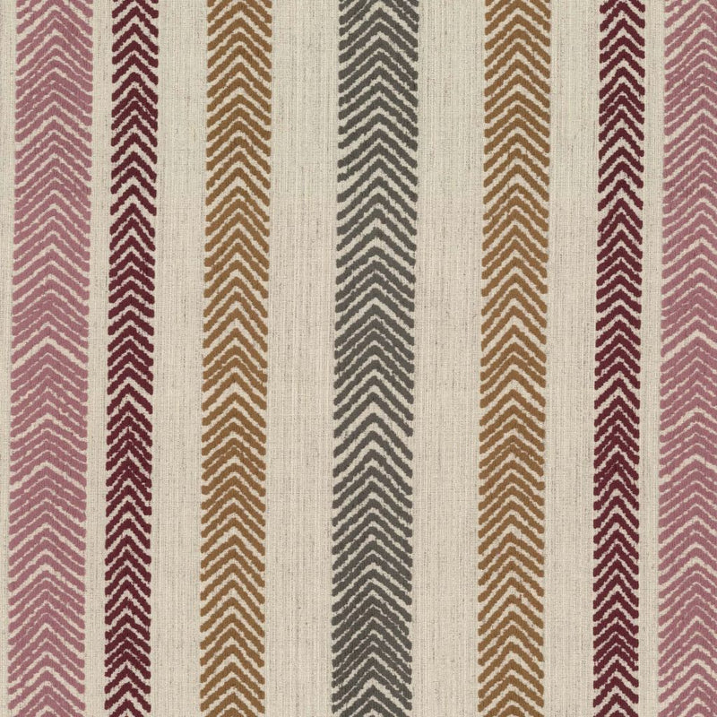 Chevron Stripe CryptonÂ® - Garnet - RM Coco - Fabric by the Yard