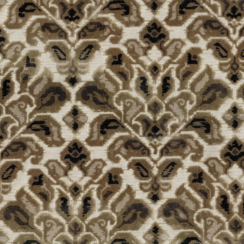 Blenheim Damask - Hot Fudge - RM Coco - Fabric by the Yard