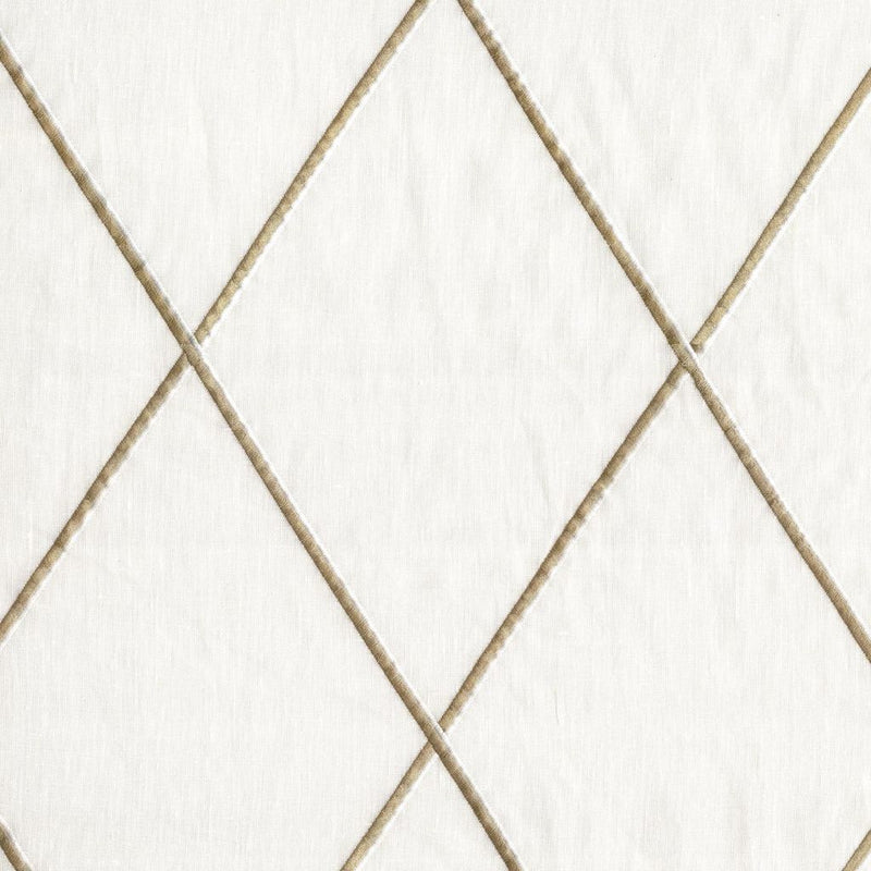 Diamond Trellis Sheer - Linen - RM Coco - Fabric by the Yard