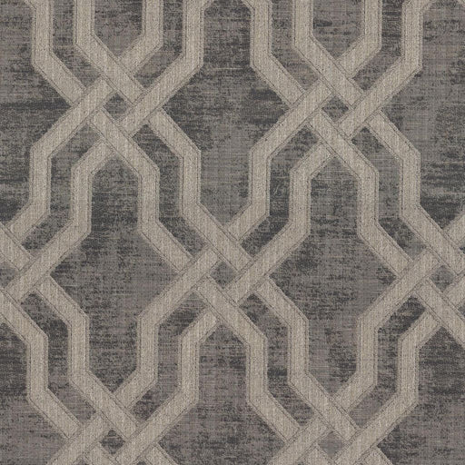Essex Trellis - Smoke - RM Coco - Fabric by the Yard