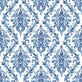 San Marco Damask - Sapphire - RM Coco - Fabric by the Yard