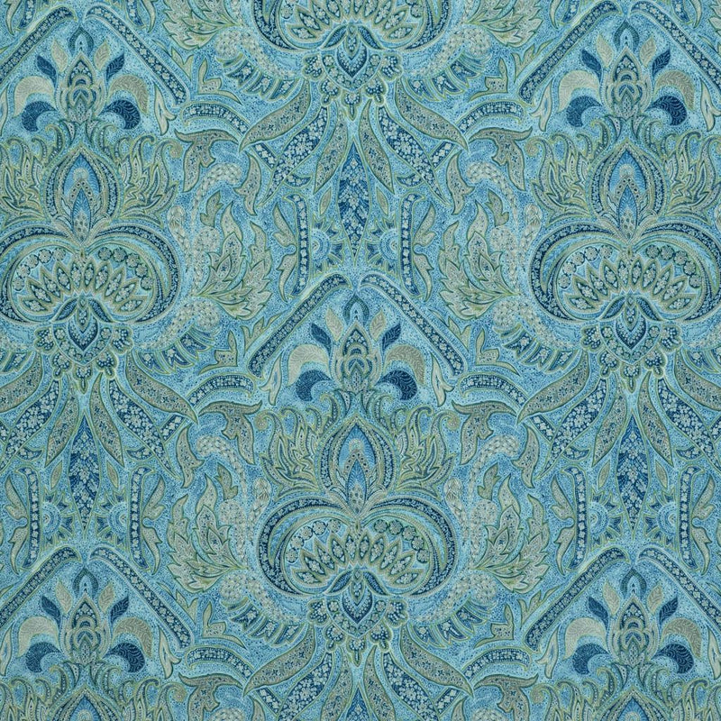 Sandahar Paisley - Blue Topaz - RM Coco - Fabric by the Yard