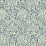 Shiraz Damask - Aquamarine - RM Coco - Fabric by the Yard