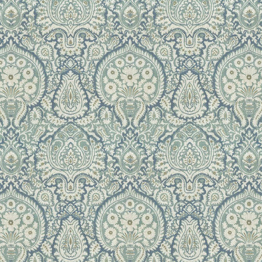 Shiraz Damask - Aquamarine - RM Coco - Fabric by the Yard