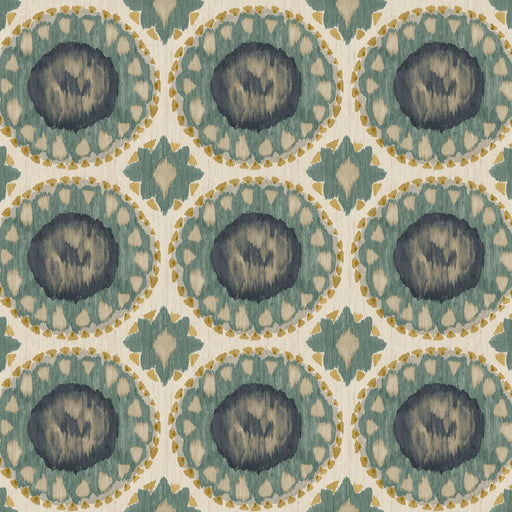 Toltec Medallion - Blue Spruce - RM Coco - Fabric by the Yard