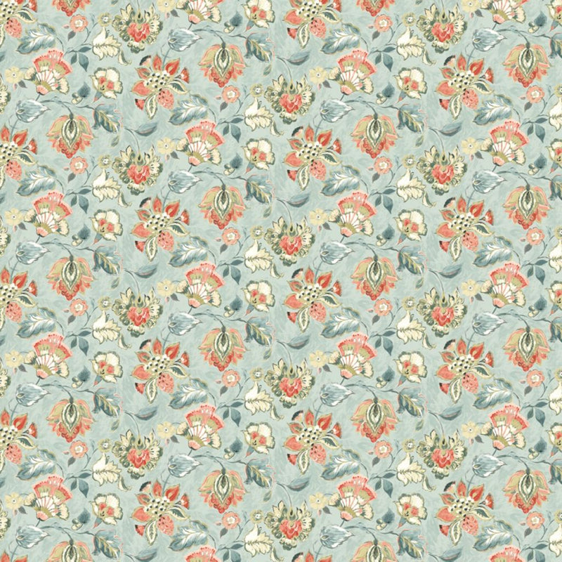 Derbyshire Garden - Sea Glass - RM Coco - Fabric by the Yard