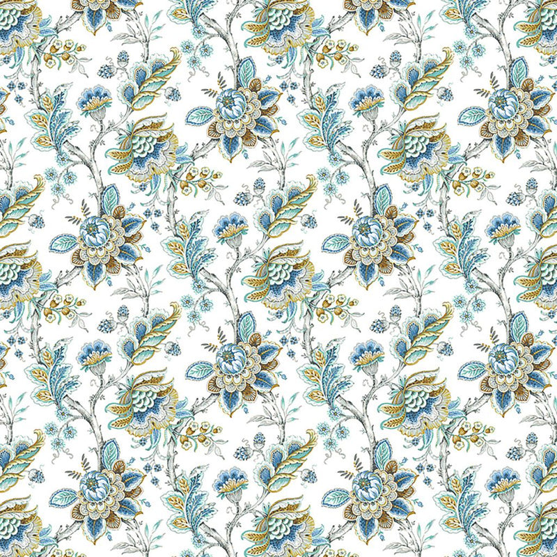 Ewhurst Manor - French Blue - RM Coco - Fabric by the Yard