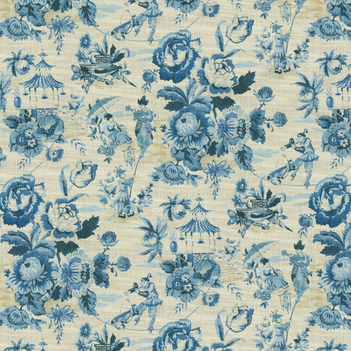 Imperial Garden - China Blue - RM Coco - Fabric by the Yard