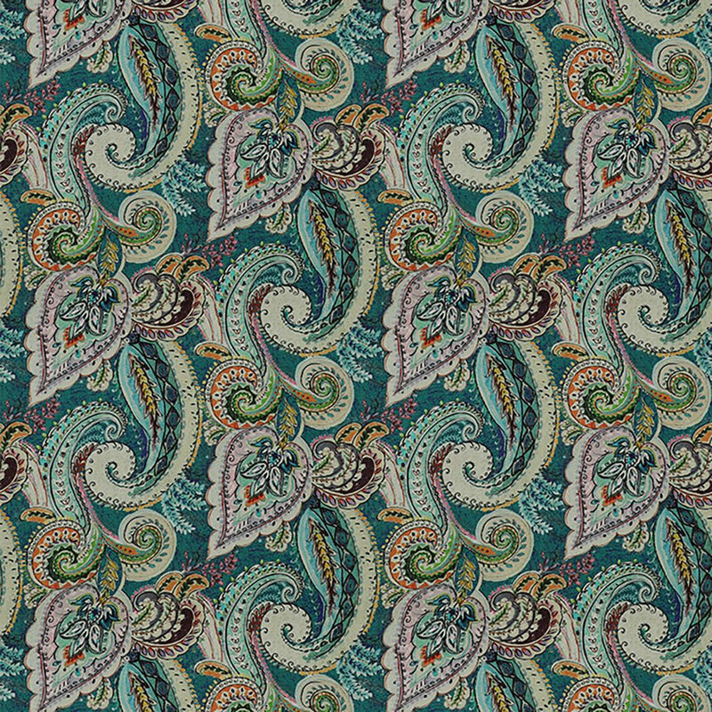 Majorca Paisley - Mediterranean - RM Coco - Fabric by the Yard