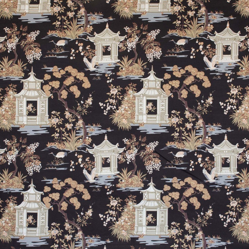 Imperial Summer - Black Walnut - RM Coco - Fabric by the Yard