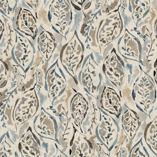 Leaf Impressions - Blue Stone - RM Coco - Fabric by the Yard