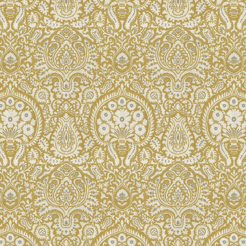 Shiraz Damask - Gold Rush - RM Coco - Fabric by the Yard